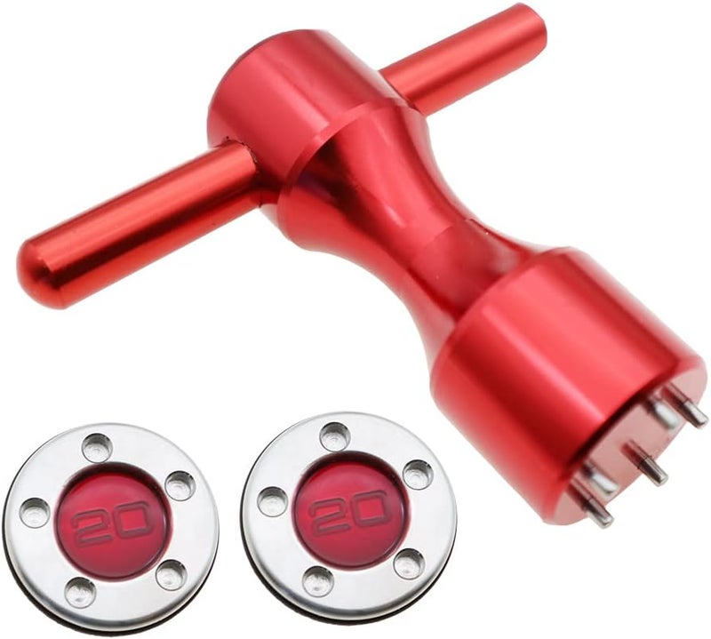 Ronsit 2 x 20g Custom Weights + Wrench for Titleist Scotty Cameron California Newport Putters Red - Image 1