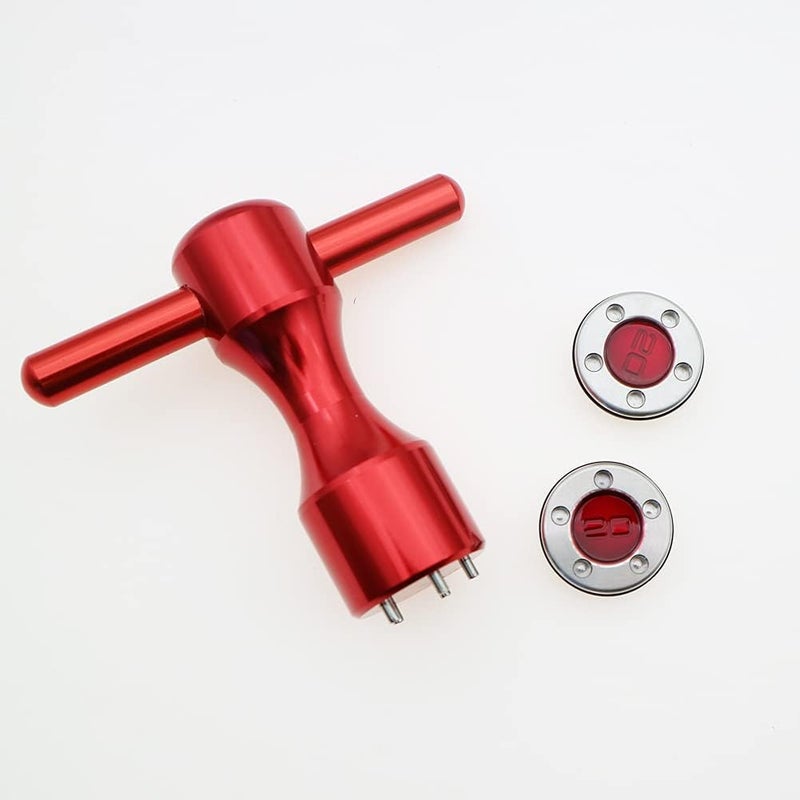 Ronsit 2 x 20g Custom Weights + Wrench for Titleist Scotty Cameron California Newport Putters Red - Image 3