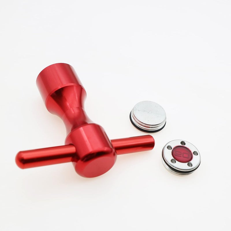Ronsit 2 x 20g Custom Weights + Wrench for Titleist Scotty Cameron California Newport Putters Red - Image 5