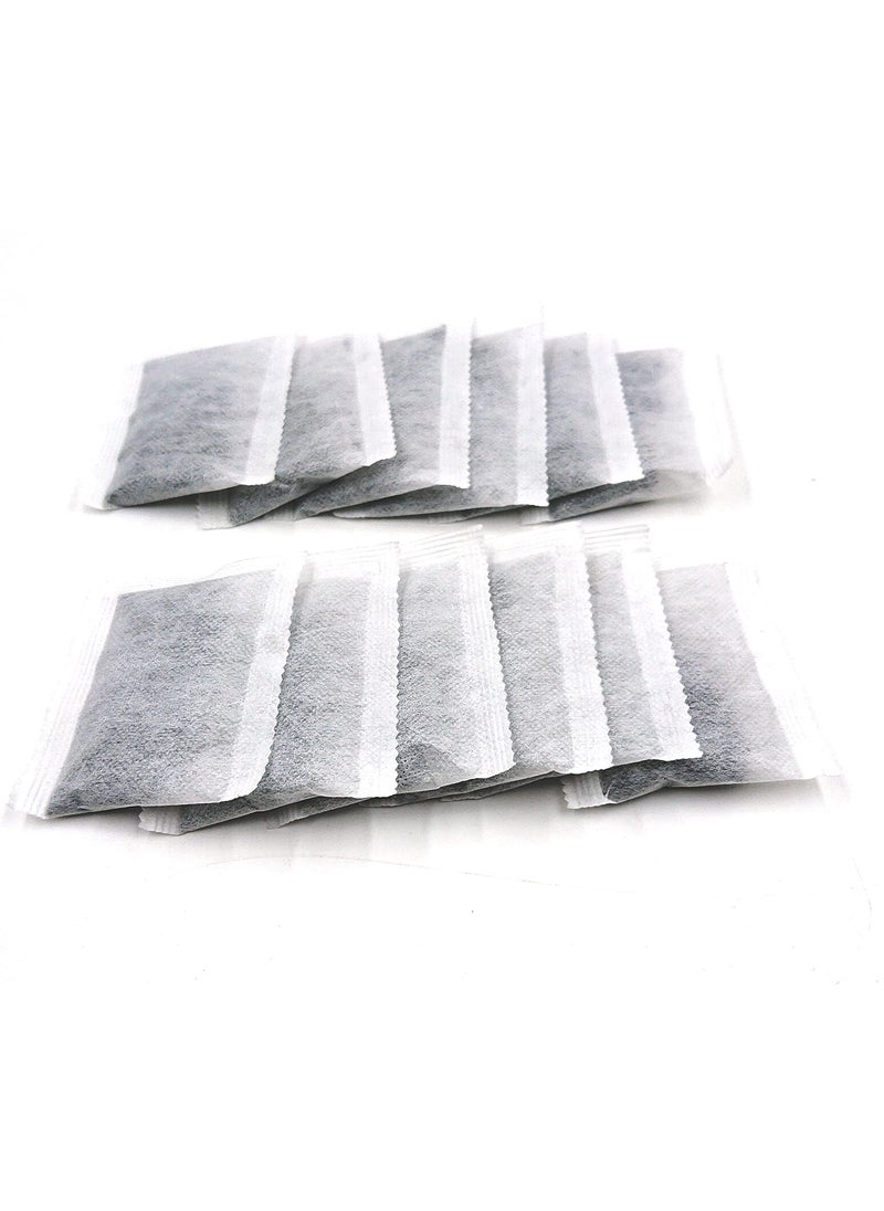 ShuRex 12 Pack Activated Charcoal Distiller Filters Coconut Shell Activated Carbon Filter Sachets Compatible with Megahome and other Countertop Distillers 