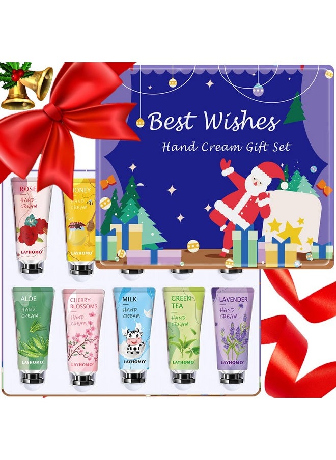 DBEAUTYM 10 Pack Hand Cream Skincare Gift Set, Womens Gifts for Christmas, Teen Stocking Stuffers Girls,Christmas Gifts,Natural Plant Fragrance Hand Lotion for Dry Cracked Hands With Vitamin E,Mini Lotion Bulk  - Image 1