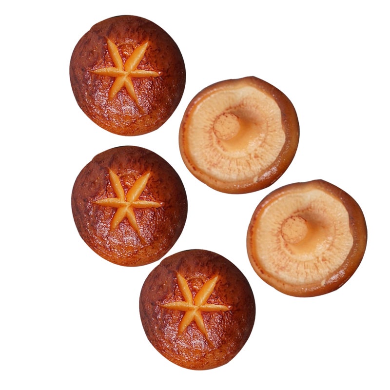 10 Pcs Simulation Mushroom Model Mushroom Model Artificial Barbecue Mushroom Fake Vegetable - Image 3