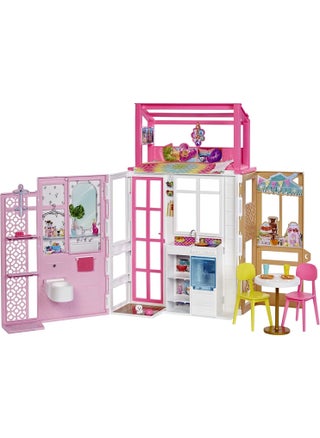 's Portable Portable House, 2 floors and 4 playgrounds, furnished house including puppies and accessories, 3 years and older HCD47 - pzsku/Z7ACC6E5285BE68830D23Z/45/_/1725613145/ef968277-ea15-4957-aa4f-8efb5ee402b9