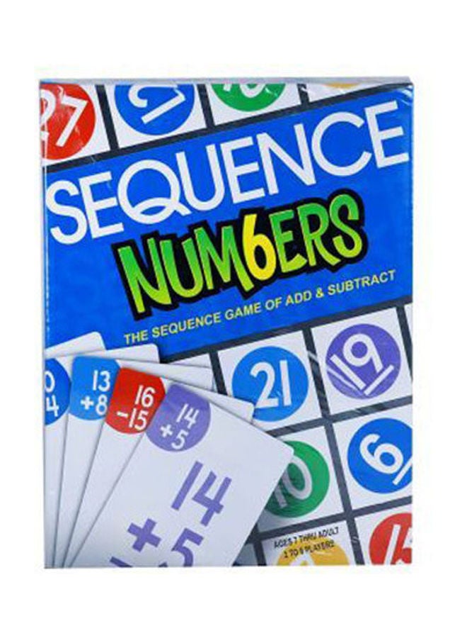 SEQUENCE Number Board Game