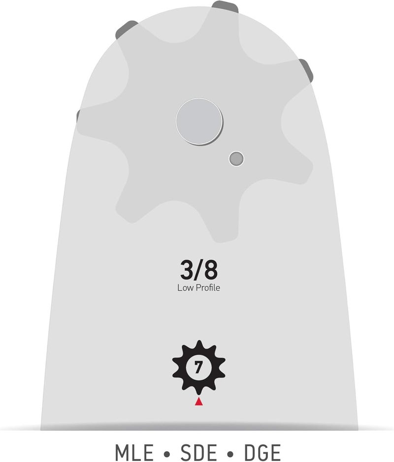 Oregon 16" Reversible Single Rivet Guide Bar, A041 Motor Mount, 3/8" Low Pro Pitch, Gauge .050", for 56 Drive Link Chain - Image 3