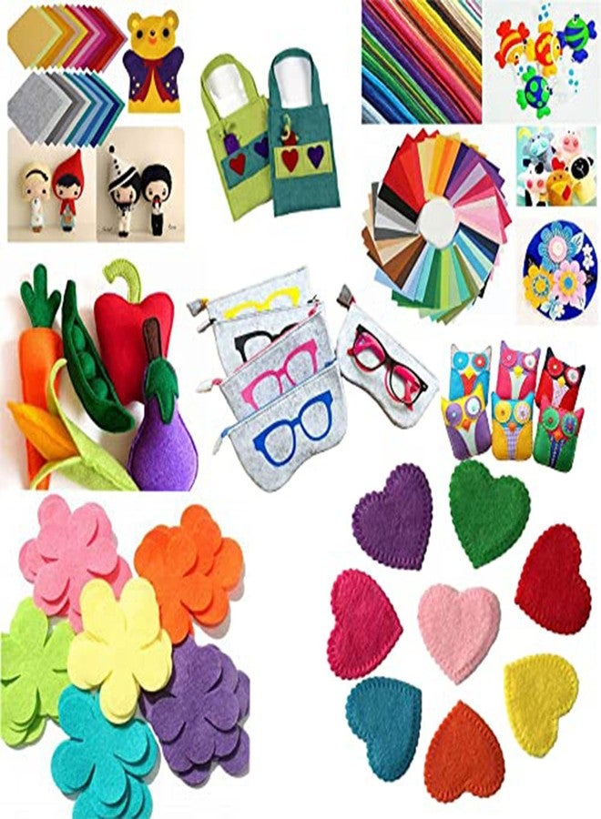 CANVASS Felt Fabric Sheets, 21x31 cm, 20 A4 Sheets, Stiff Hard Material, Pastel Colours for DIY Crafts (Combo 6) - Image 3