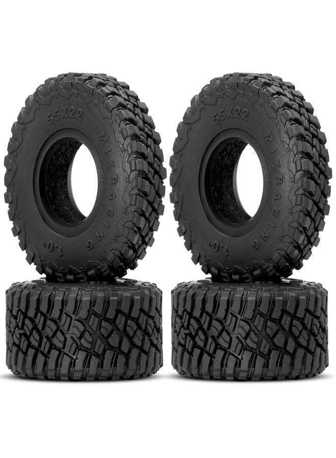 OGUNKE OGRC 1.0 Tires All Terrain Tyre Super Soft and Sticky Tires for 1/18 TRX4M 1/24 RC Crawler Axial SCX24 FMS FCX24-55 * 22mm - Image 1