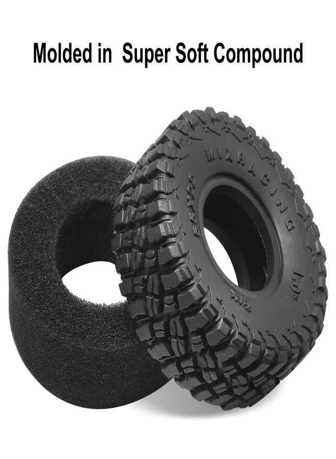 OGUNKE OGRC 1.0 Tires All Terrain Tyre Super Soft and Sticky Tires for 1/18 TRX4M 1/24 RC Crawler Axial SCX24 FMS FCX24-55 * 22mm - Image 3