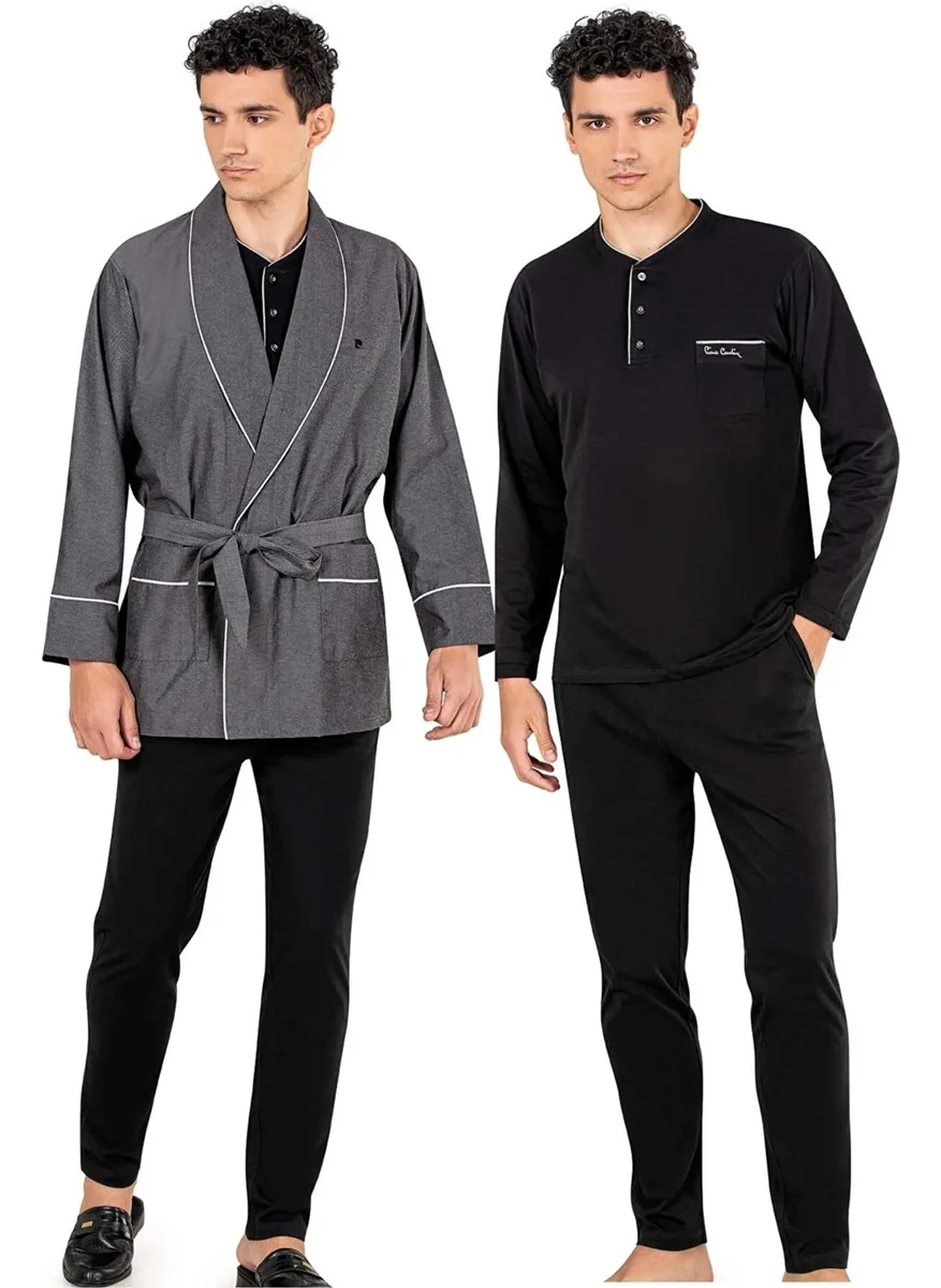 بيير كاردان Men's 3 Piece Short Dressing Set