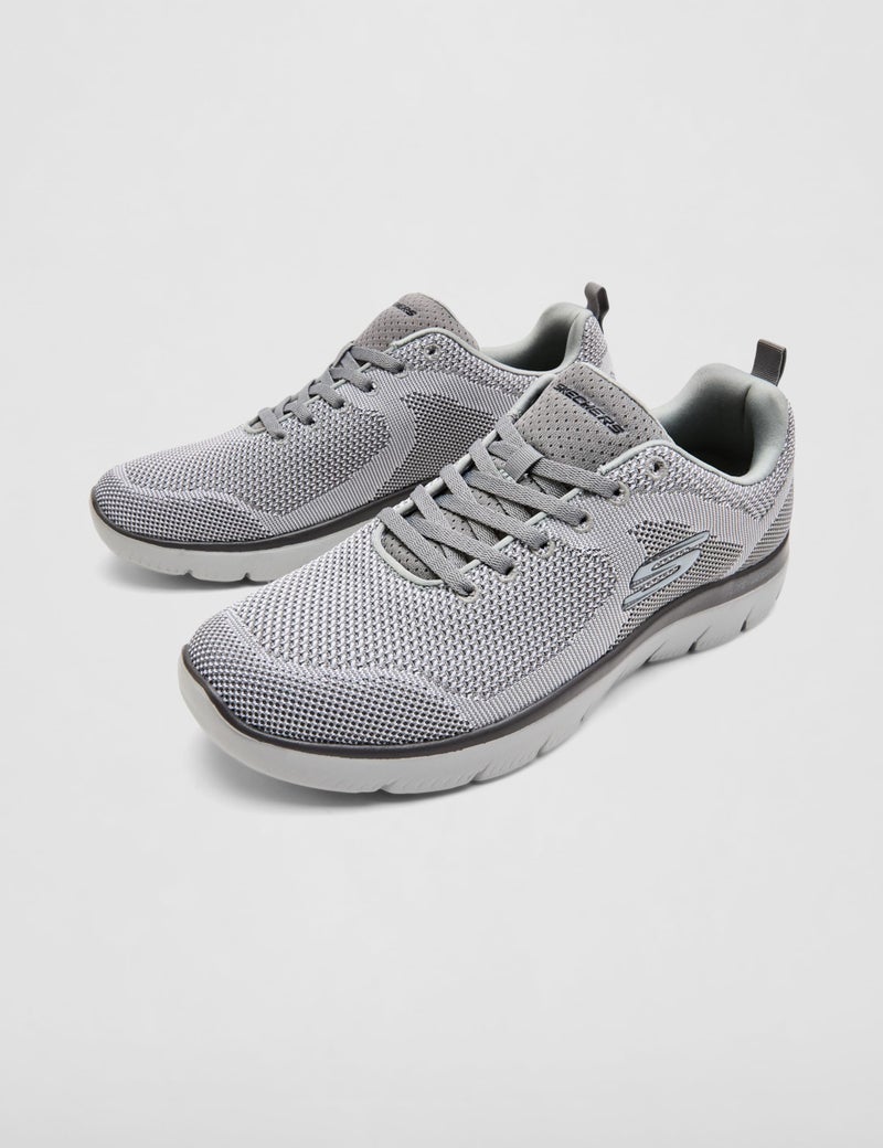 Skechers Mens Summits - Brisbane Light Gray Sneaker - 6 UK (7 US) (232057ID-LTGY) - Image 5