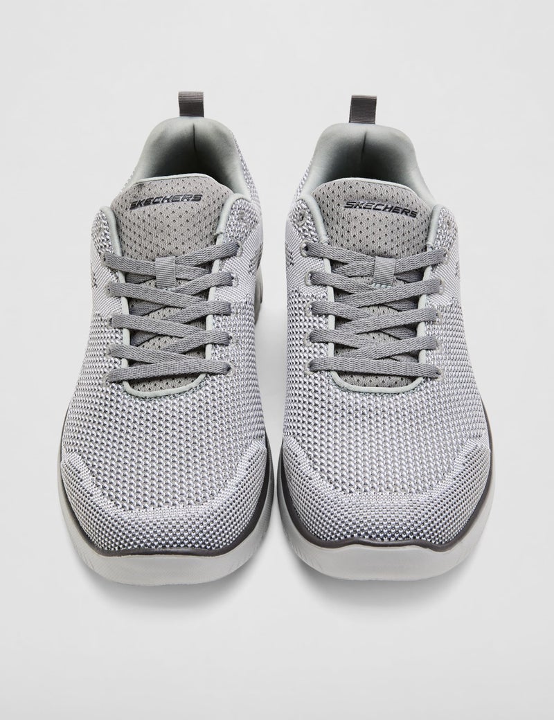 Skechers Mens Summits - Brisbane Light Gray Sneaker - 6 UK (7 US) (232057ID-LTGY) - Image 4