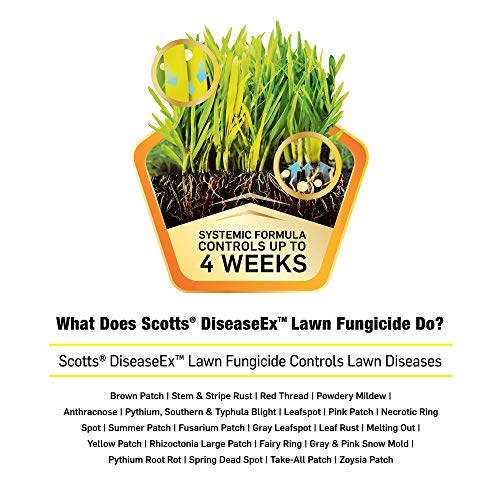 Scotts DiseaseEx Lawn Fungicide, Controls and Prevents Disease Up to 4 Weeks, Treats Up to 5,000 sq. ft., 10 lbs. - Image 4