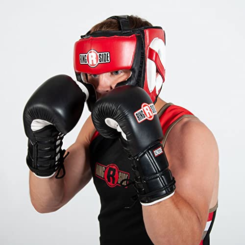 Ringside IMF Pro Fight Gloves, Black, 8-Ounce - Image 4