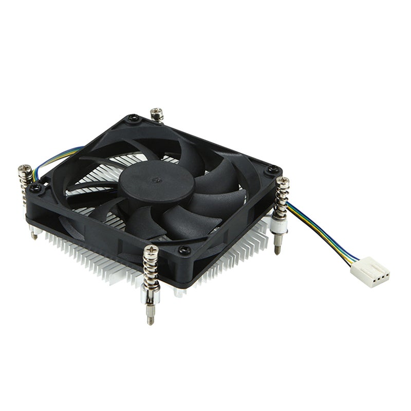Efficient CPU Cooler with 8CM 4PIN Fan for Desktops, Supporting 115X Interface Platforms - Image 1
