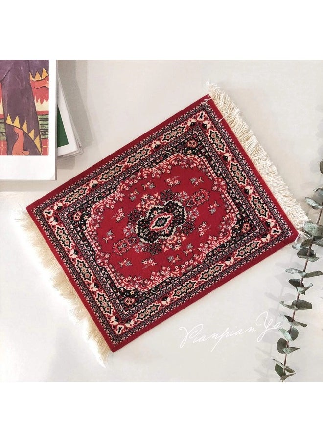 ShebSheb - Coasters for Cups-Persian Retro Style Coffee Mats with Tassel - Image 1