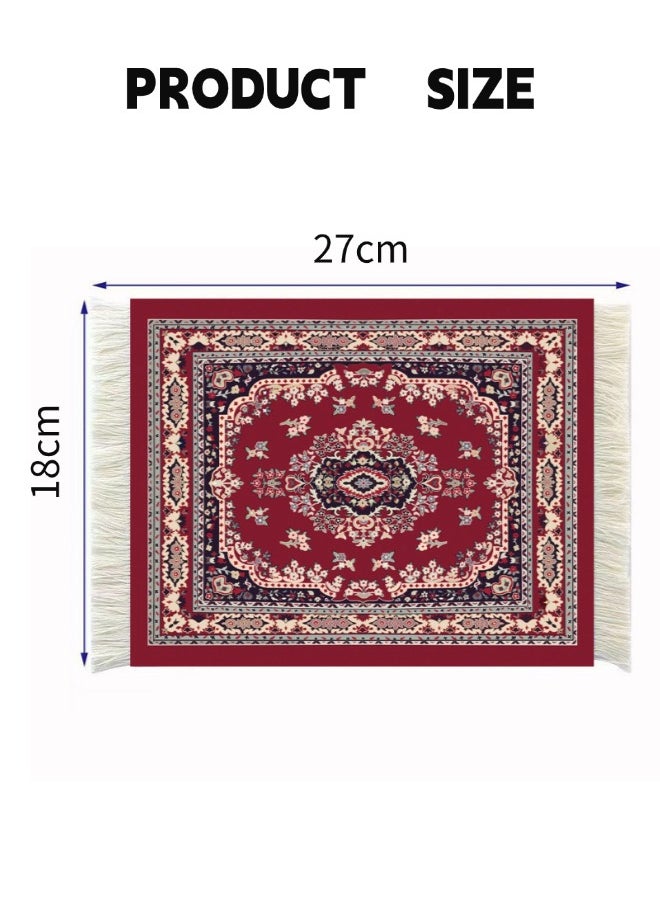 ShebSheb - Coasters for Cups-Persian Retro Style Coffee Mats with Tassel - Image 1