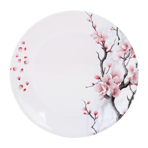 Golden Fish Melamine 24 Pieces Dinner Set – Durable, Stylish, BPA-Free Tableware, Crockery Set for Dining & Gifting | Plates & Bowls (Floral-2) - Image 4