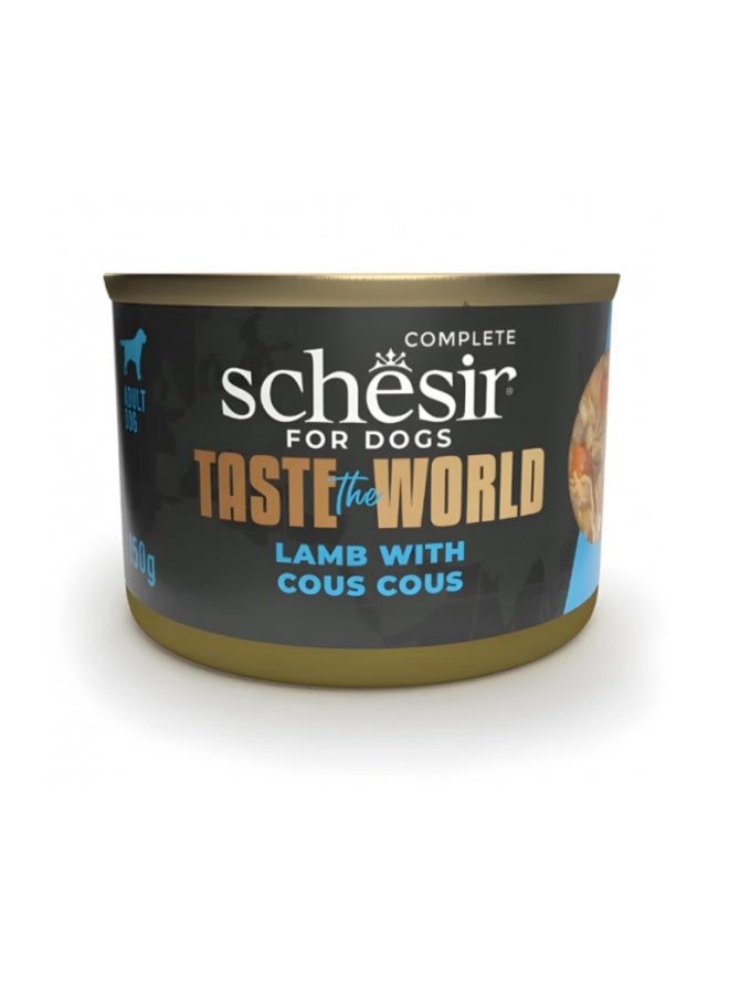 Schesir Taste The World Dog Wholefood - Lamb With Cous Cous 8x150g ( 8 Cans) - Image 1