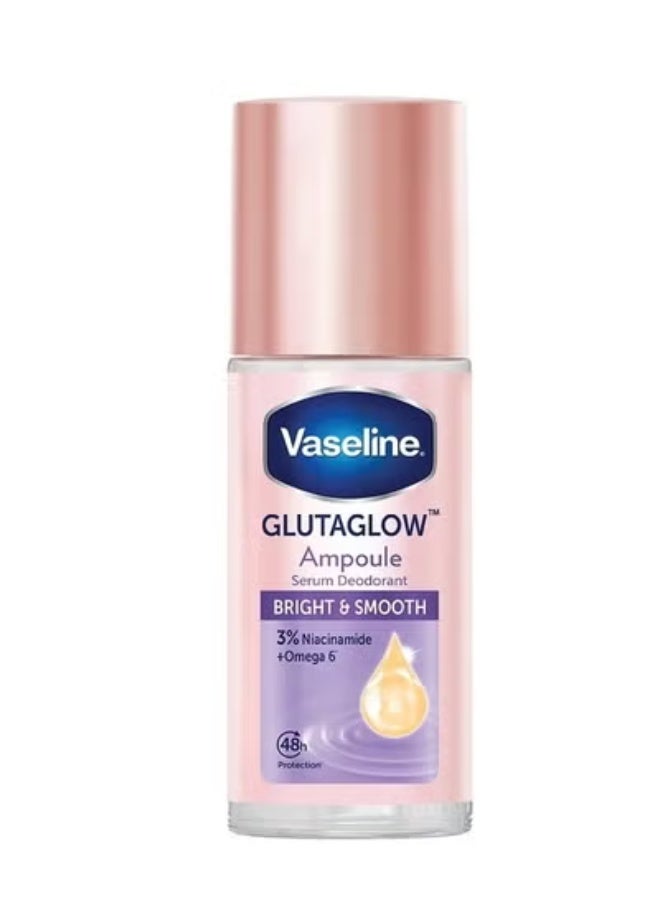 Vaseline Glutaglow Bright And Smooth Ampoule Serum Deodorant 45 ML
