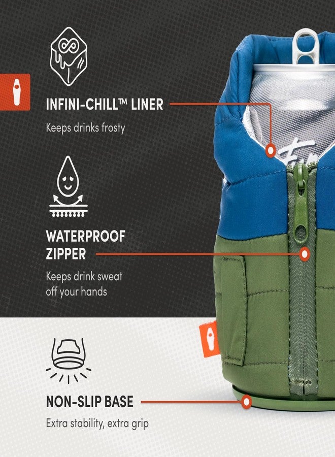 Puffin - The Puffy Vest - Insulated 12 oz Can Cooler I Beer Bottle & Soda Can Insulator, Keep Drinks and Beverages Cold - Honey Brown/Taco Tan - Image 5