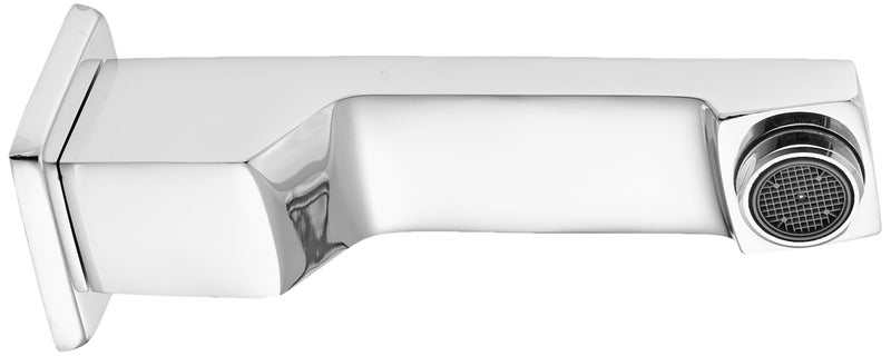 Johnson Bathrooms Johnson Nova Brass Bath Tub Spout with Wall Flange for Bathtubs | Faucet for Bathtubs | Wall Mount | Tap with 1 Wall Flange| Chrome Plated| Modern Design| 10 Years Warranty - Image 2
