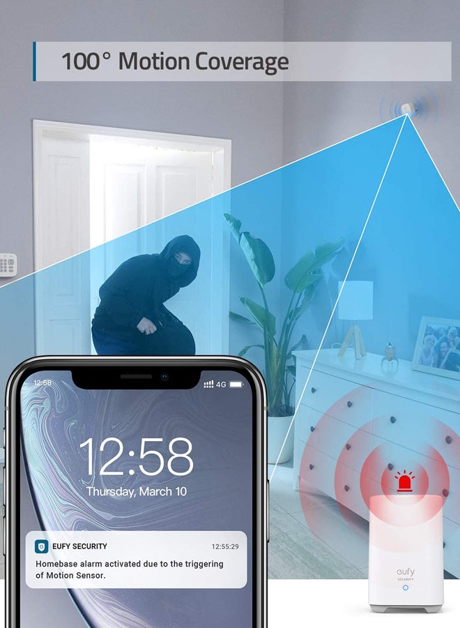 eufy Security Alarm Kit White 29cm - Image 3