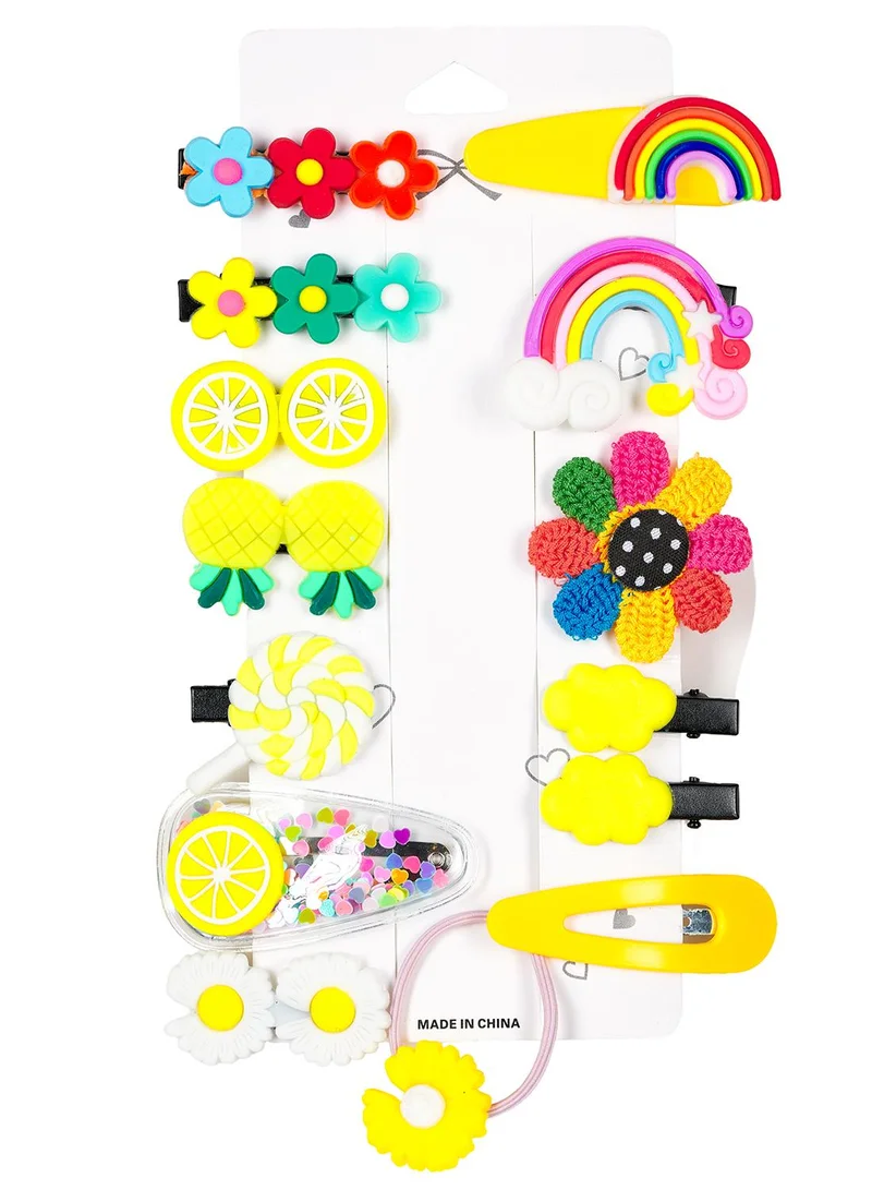 بيبي كلو Cute Kids Hair Clips 15 Piece Set