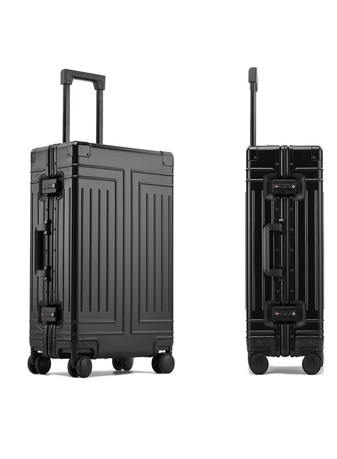 Hardcase Travel Suitcase Al-Mg Alloy Luggage Trolley With 4 Spinner Wheel