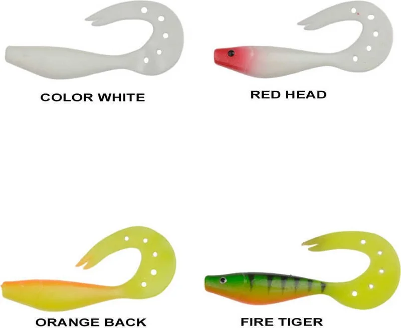 Remixon Sandra 9cm Silicone Bait (25 Pieces) Fire Tiger-Standard
