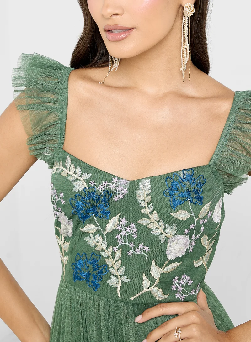 Maya Floral Tiered Dress