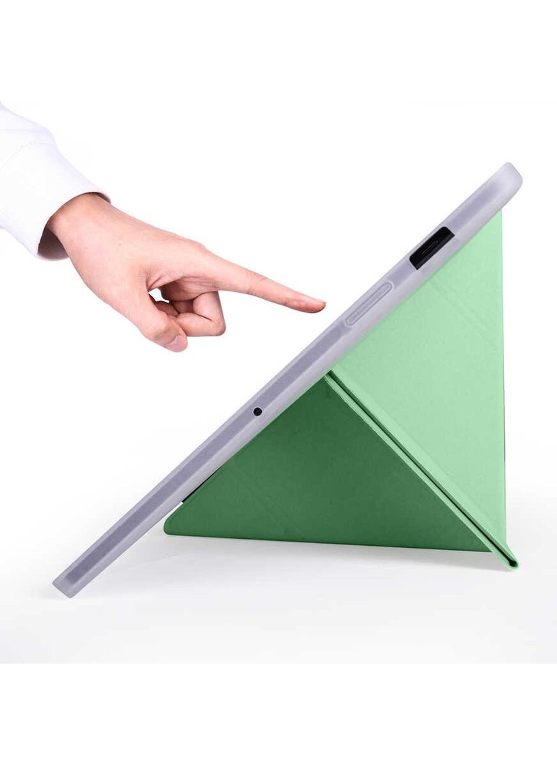 Nezih Case - Samsung Galaxy T737 / T736 / T730 Compatible Origami Pencil Case Pu Leather Back Soft Silicone Case - Image 1