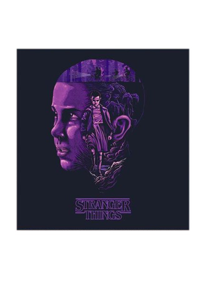 RYN Stranger Things MDF Wall Art Multicolour 30x30centimeter - Image 1