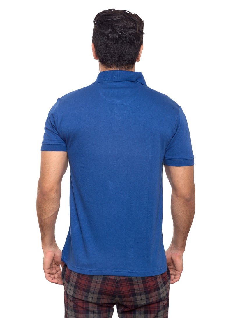SANTHOME Basic Dry n Cool Cotton Polyester Blend Shirt Collared Neck Polo for Men  - Image 4