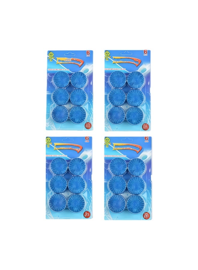 Toilet Bowl Cleaner 24PACK,Long-Lasting Toilet Bowl Cleaner Tablets with Sustained-Release Technology Against Tough Stains,Automatic Toilet Cleaner for Deodorizing and Descaling - Image 2