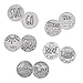 DANFORTH Pewter Bag of Decisions Pocket Tokens Pack of 5 LeadFree Choice Coins for Games Gifts Fun Conversation Starters Made in USA - Image 3