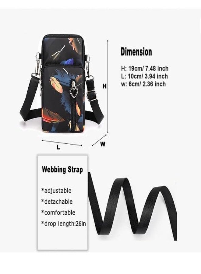TINSICO Small Crossbody Phone Bag for Women Mini Wallet Bags | Latest Travel Cell Phone Purses Pouch Sport Shoulder Bags (Multicolor) - Image 3