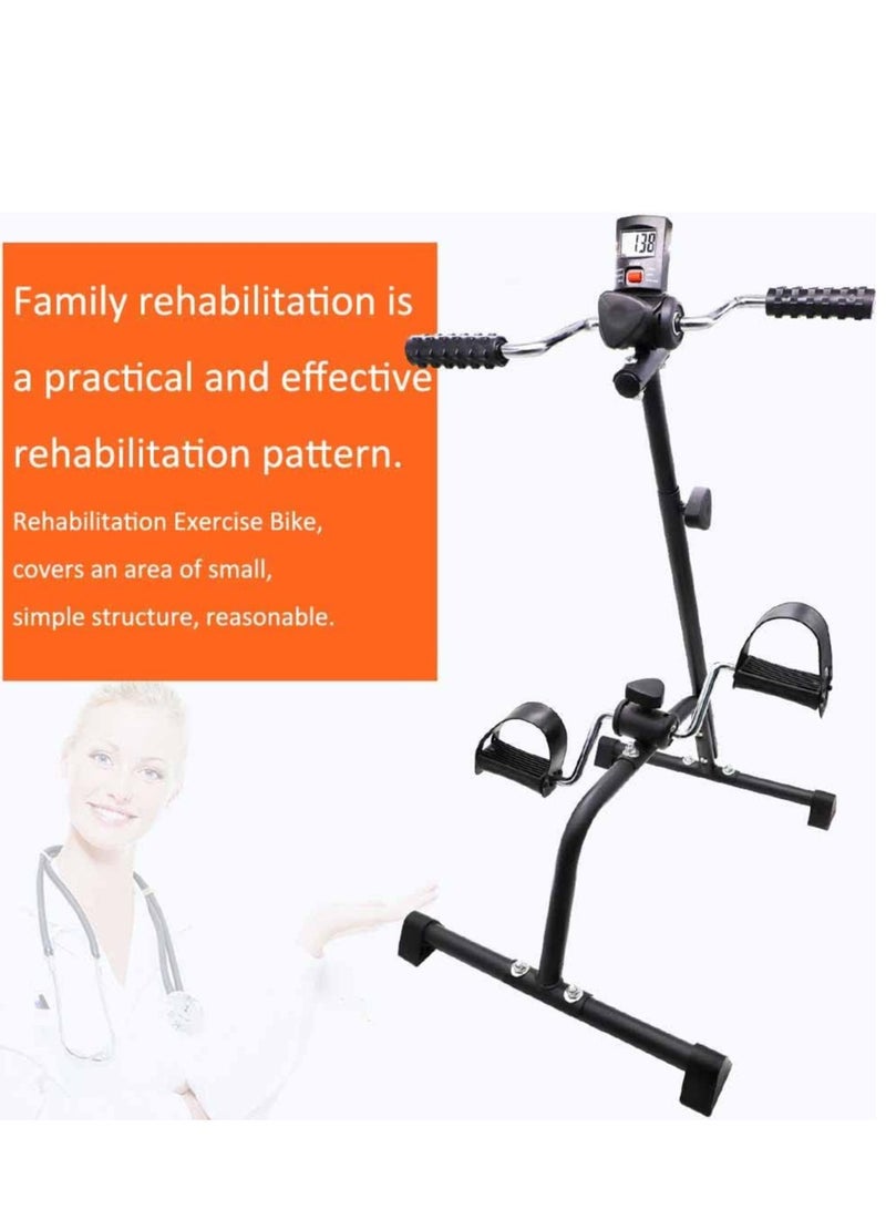 أيه بي جي دراجة تمرين بدواسة مع شاشة LCD، معدات لياقة بدنية قابلة للتعديل للذراعين والساقين والركبتين، مثالية لتمرين الجسم بالكامل والعلاج الطبيعي - Image 2