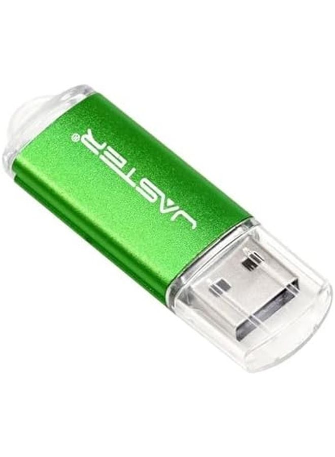 32GB Green USB Flash Drive Memory Stick Free Key Chain Business Gift Pen Drive - Image 1
