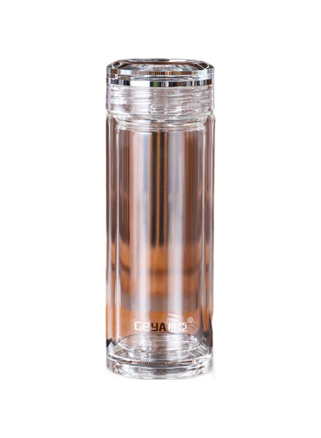 Geya Double-Layer Glass Cup For Men, High-End Business Glass Tea Cup, Water Cup, Tea Infuser Cup, Gift Box - Image 2