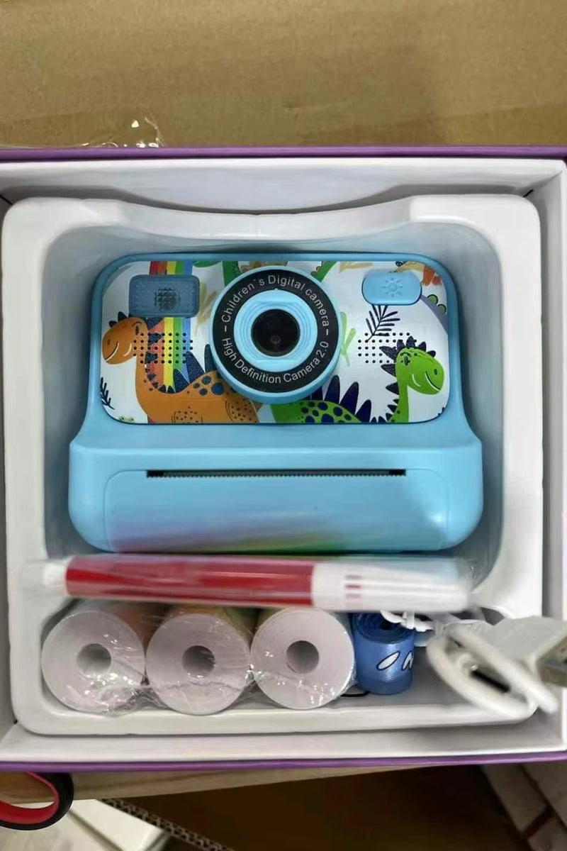 Generic Children's Camera With Printing Can Shoot Children's Gift Mini Toy Camera Photos Video Digital Instant Camera - Image 1