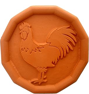 JBK Pottery Brown Sugar Savers - New Designs (Rooster) - Image 1