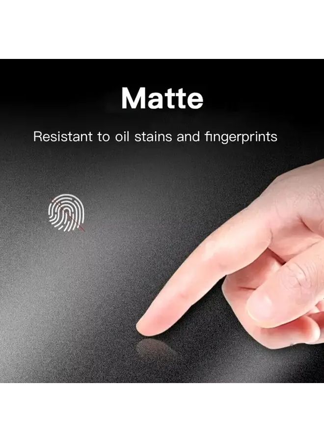 2 Pcs Matte Hydrogel Film Screen Protector Compatible With IPhone 15 Full Coverage Scratch Resistant Anti Glare Oil Resistant Fingerprint Resistant High Sensitivity Touch Perfect Fit No Bubbles - Image 3