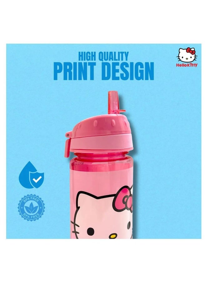 ترو كير زجاجة مياه سانريو هالو كيتي انظر إلى شريطي سعة 750 مل - Image 5