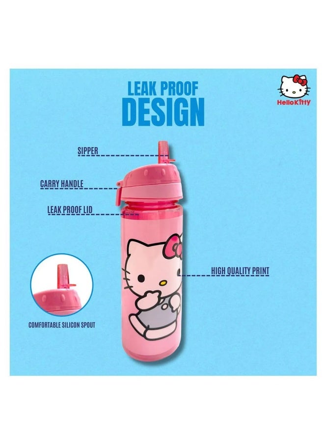 ترو كير زجاجة مياه سانريو هالو كيتي انظر إلى شريطي سعة 750 مل - Image 3