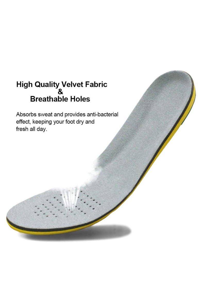 Zikra Men's and Women's Shock Absorbing Sports Insole, Comfortable and Breathable Sports (L) - Image 4