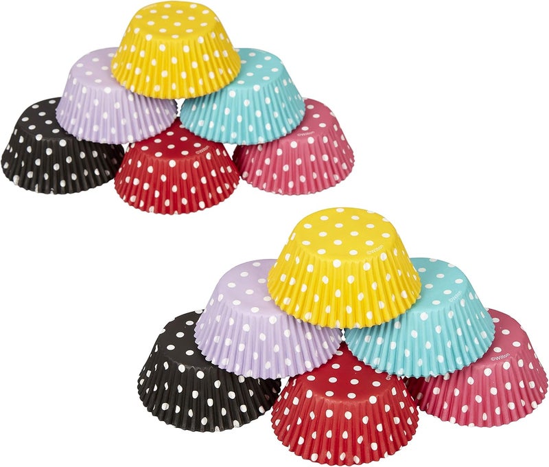 Wilton Standard Cupcake Liner Baking Cups 300 Count Polka Dots - Image 4