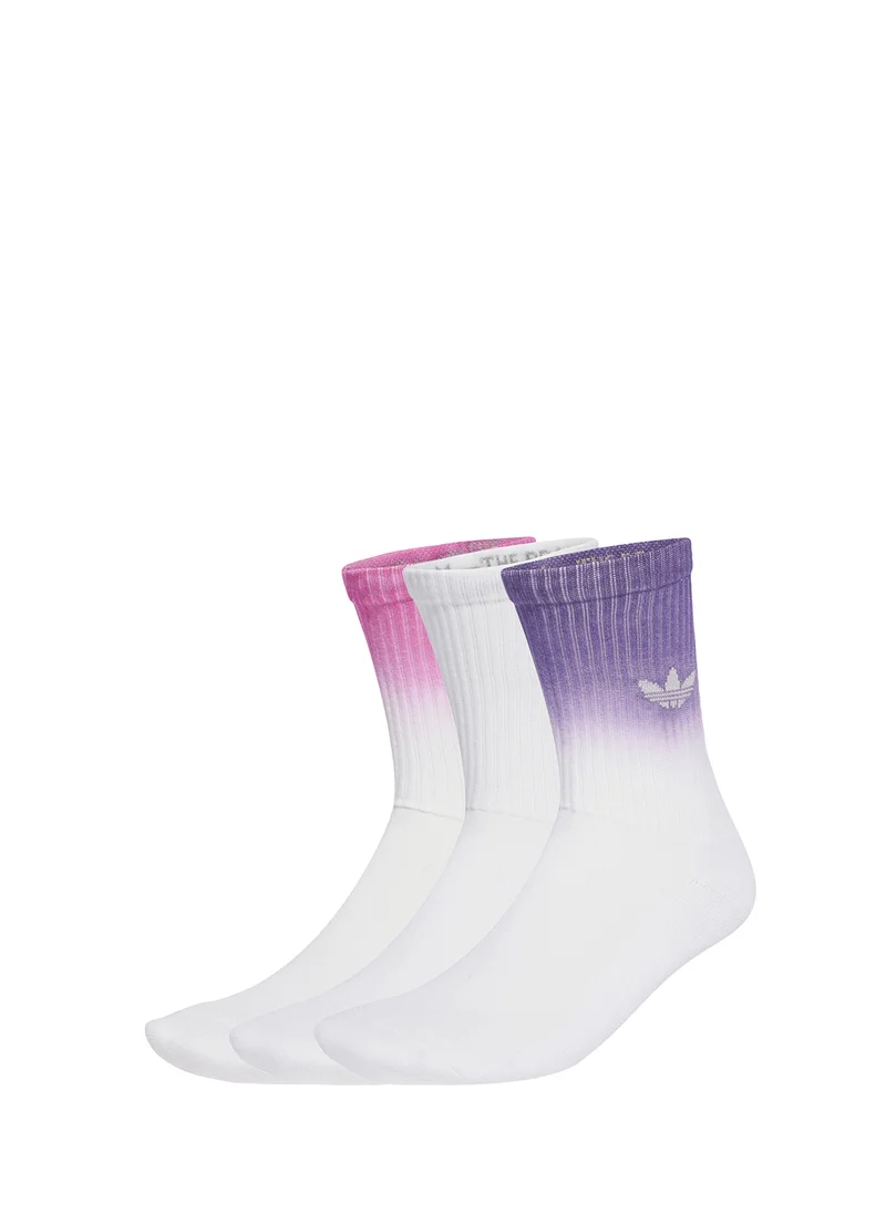 اديداس اوريجينالز 3 Pack Ombre Crew Socks