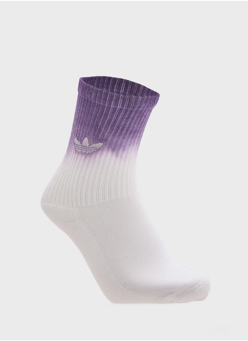 اديداس اوريجينالز 3 Pack Ombre Crew Socks