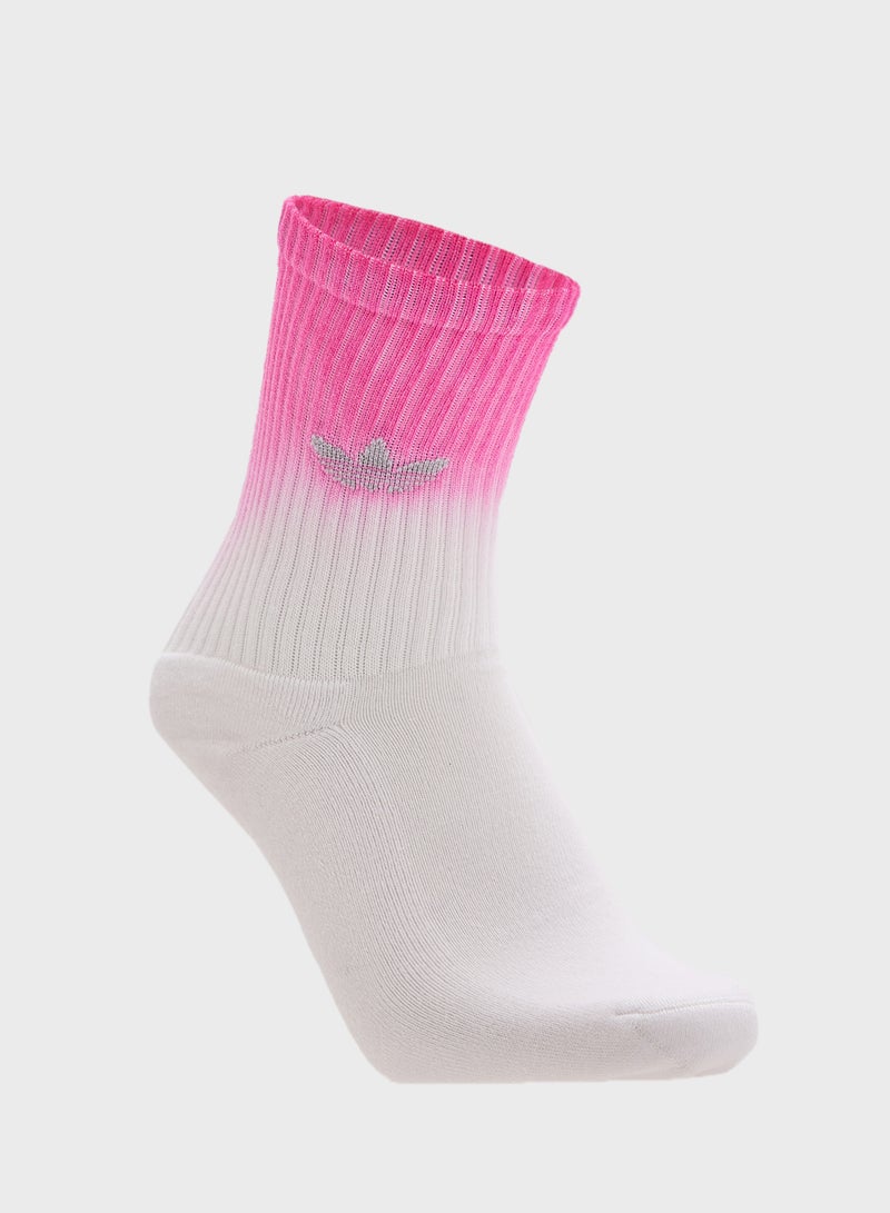 adidas Originals 3 Pack Ombre Crew Socks  - Image 3