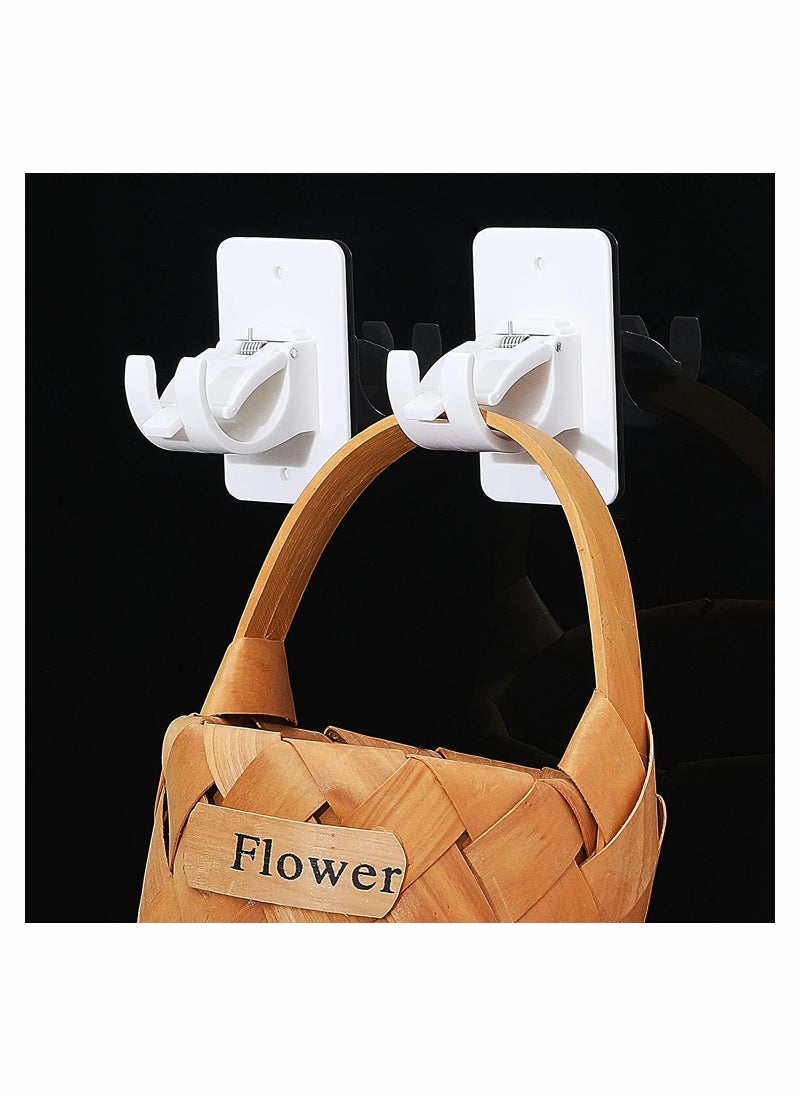 Generic - No Drill Curtain Rod Holders Adhesive Bracket Easy Installation with Sticky Strips for Home Decoration - Image 1